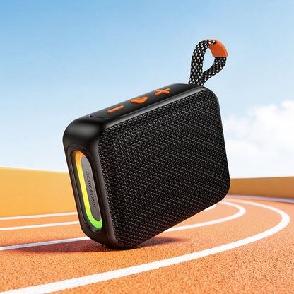 Borofone BR106 Felicitous Portable Bluetooth Speaker, 8W, TWS, RGB, Black