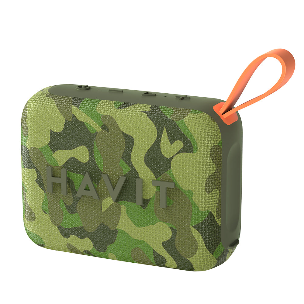 HAVIT SK874BT Portable Bluetooth Speaker, 8W, Waterproof, Camouflage