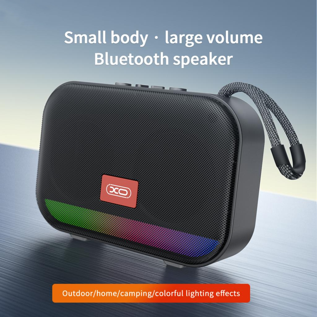 XO Design F66 Portable Bluetooth Speaker, 5W, RGB, Black