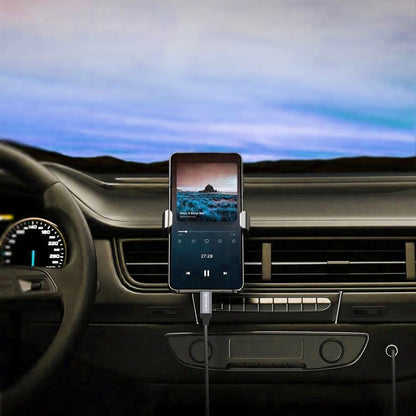 USB-C to 3.5mm Techsuit AC11 FuseXound Audio Cable, 0.5m, Gray