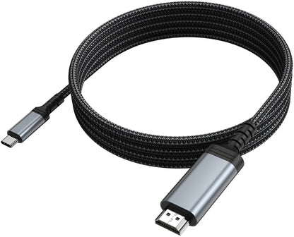 USB-C to HDMI Audio and Video Cable HOCO UA43, 1.8m, Gray