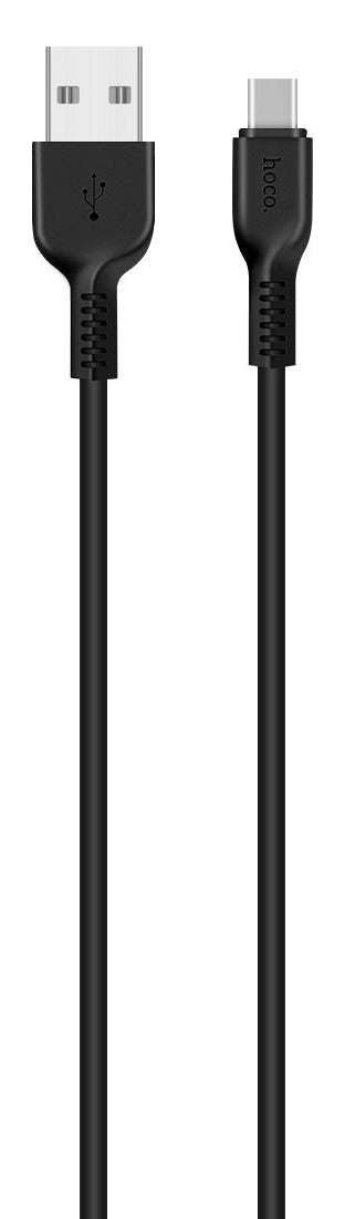 USB-A to USB-C Data and Charging Cable HOCO Flash X20, 18W, 1m, Black