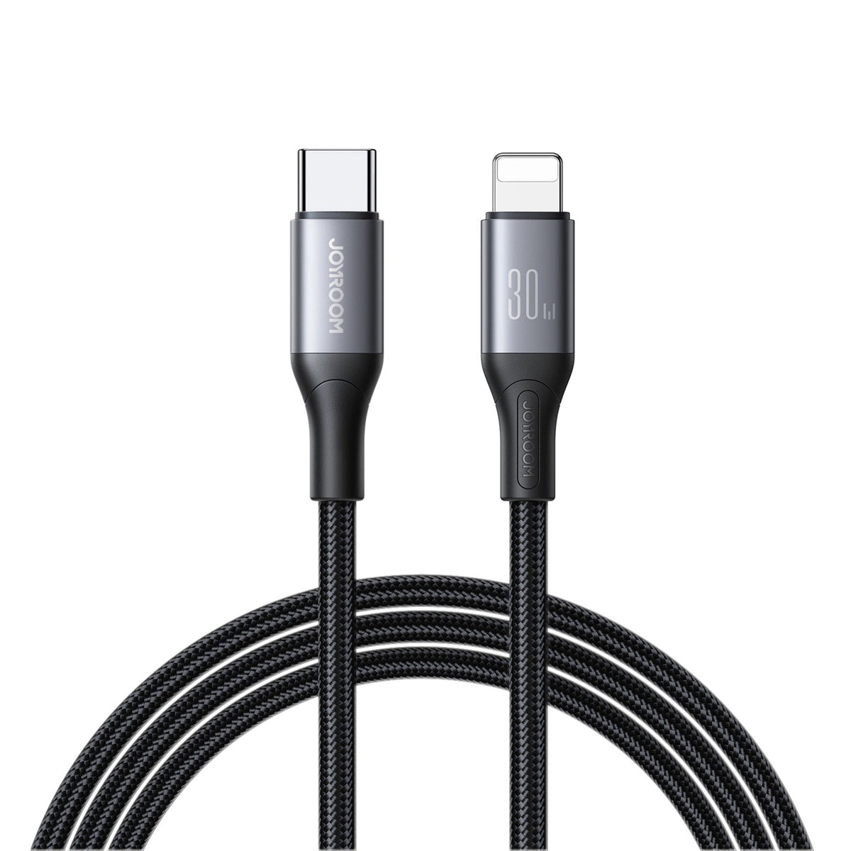 USB-C to Lightning Data and Charging Cable Joyroom S-A28 Flash, 30W, 1m, Black
