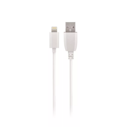 USB-A to Lightning MaXlife Data and Charging Cable, 5W, 1m, White