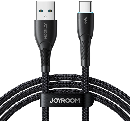 USB-A to USB-C Data and Charging Cable Joyroom S-A32, 18W, 1m, Black