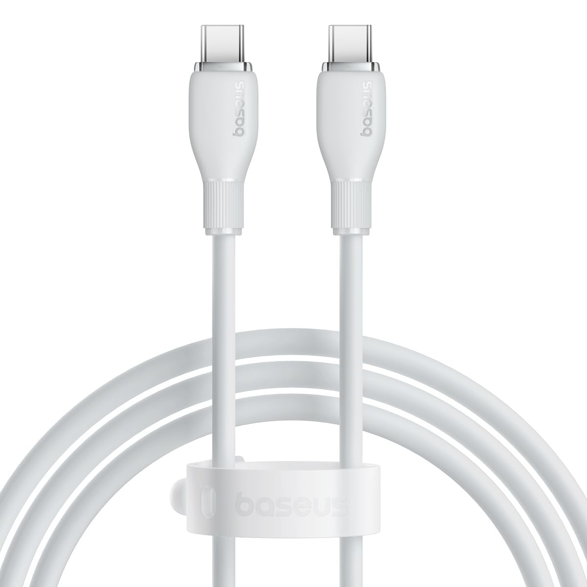 USB-C Data and Charging Cable - USB-C Baseus Pudding, 100W, 1.2m, White P10355702221-00