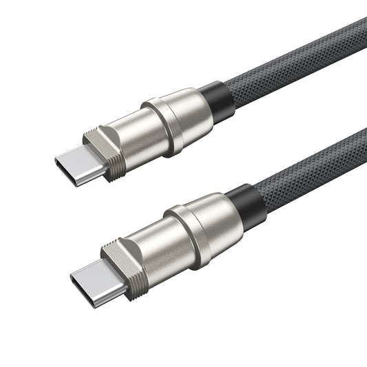 USB-C to Lightning BWOO Data and Charging Cable, 27W, 0.3m, Black