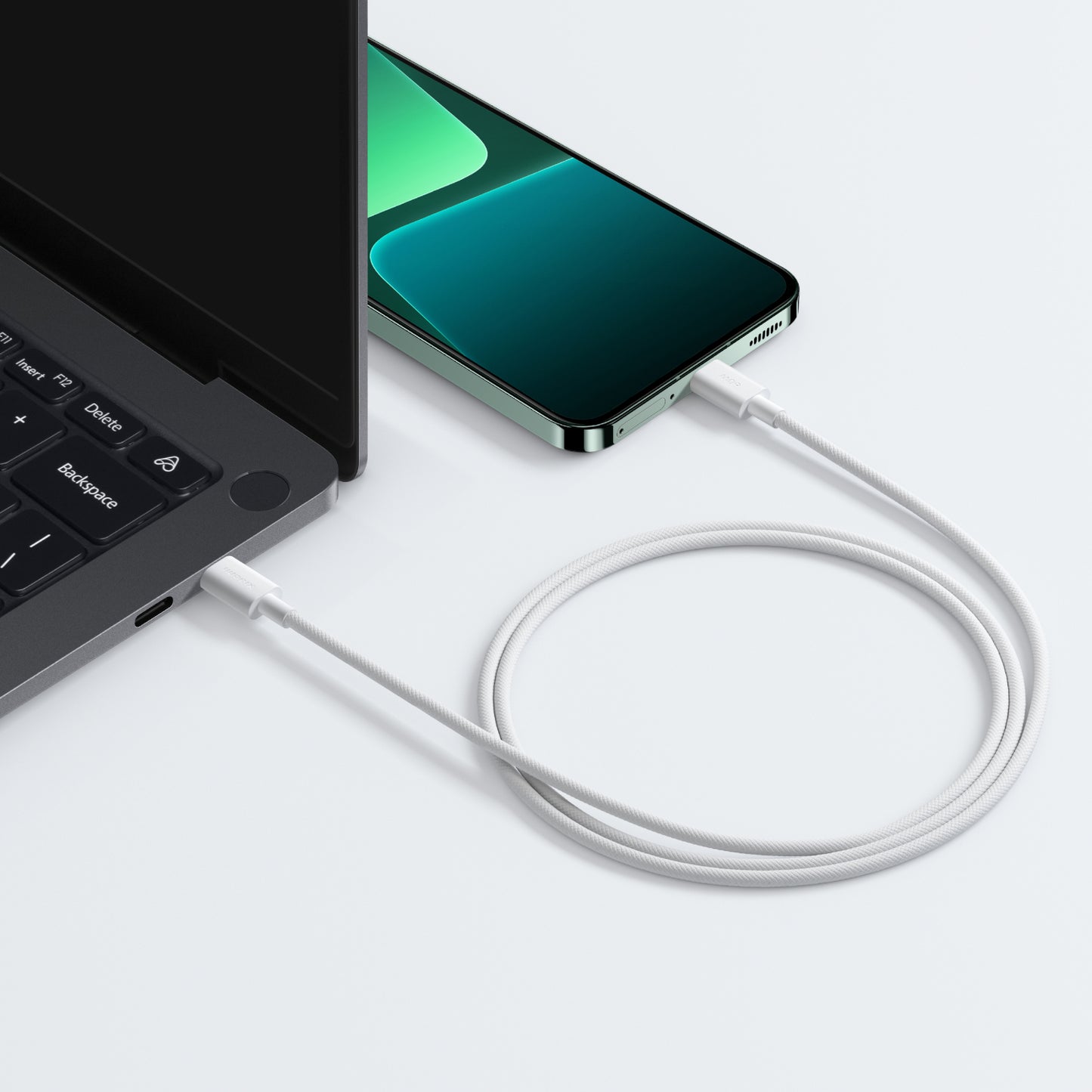 USB-C Data and Charging Cable - USB-C Xiaomi, 60W, 1m, White BHR0878GL