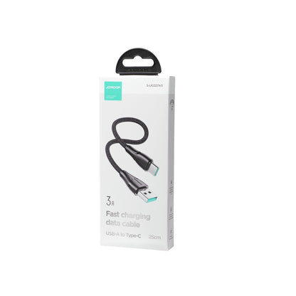USB-C to Lightning Data and Charging Cable Joyroom S-A11, 20W, 0.25m, Black