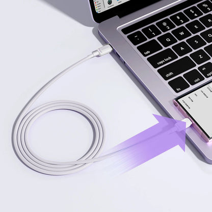 USB-C Data and Charging Cable - USB-C Joyroom S-A14, 60W, 1.2m, White