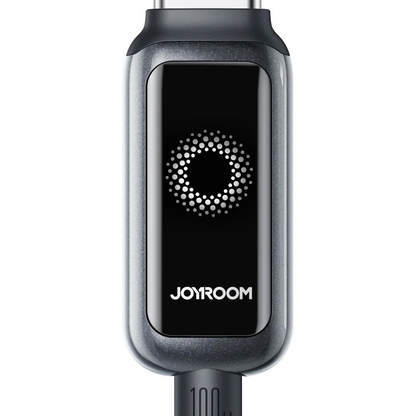 USB-A to USB-C Data and Charging Cable Joyroom S-A55 StarFlight Display, 66W, 1.2m, Black