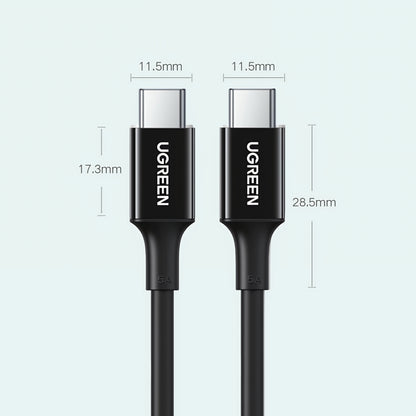 USB-C Data and Charging Cable - USB-C UGREEN US300, 100W, 2m, White