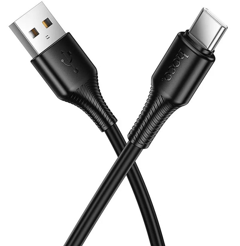 USB-A to USB-C Data and Charging Cable HOCO X120, 60W, 1m, Black