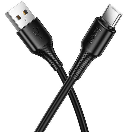 USB-A to USB-C Data and Charging Cable HOCO X120, 60W, 1m, Black