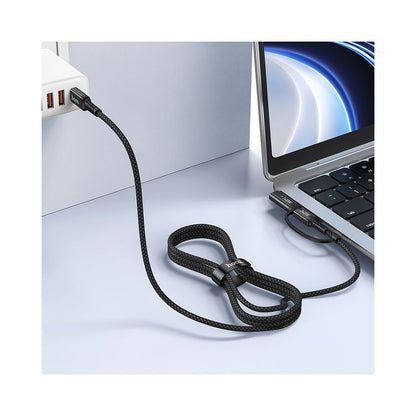 HOCO U142 Charging Cable, USB-C to USB-C / MagSafe 3, 240W, 1.8m, Black