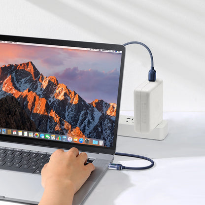 USB-C Data and Charging Cable - USB-C Joyroom A4 Display, 100W, 1.2m, Blue