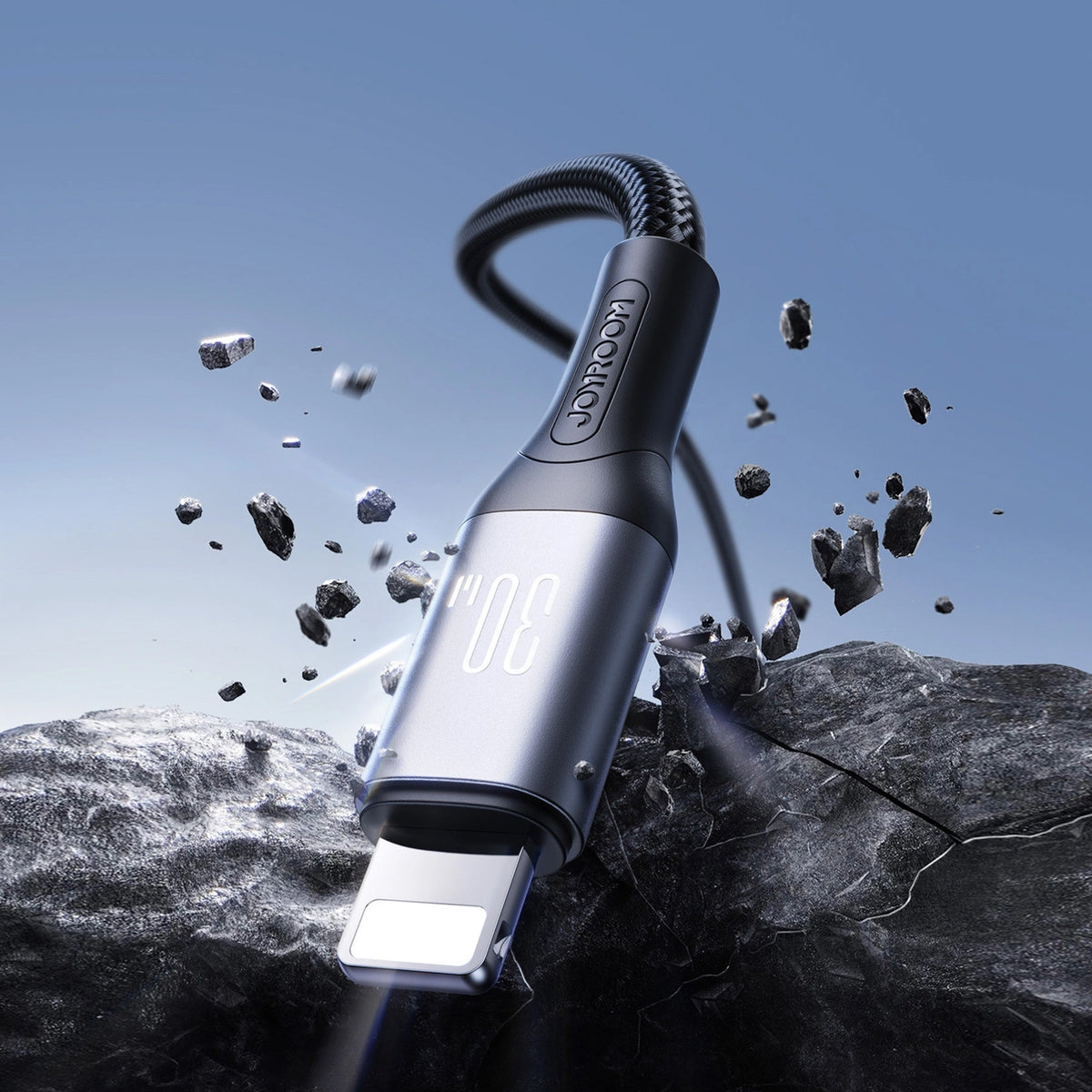 USB-C to Lightning Data and Charging Cable Joyroom S-A28 Flash, 30W, 1m, Black