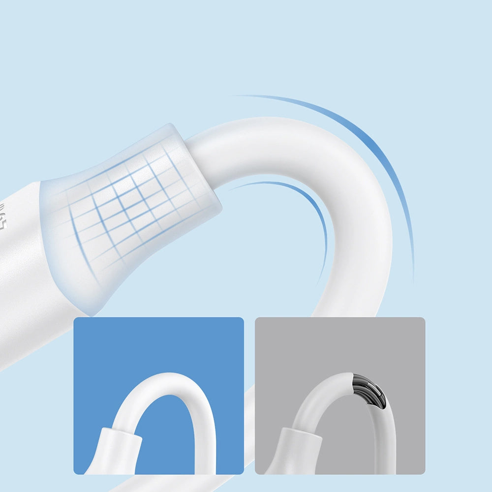 USB-A to USB-C Data and Charging Cable Joyroom S-A9, 20W, 1m, White