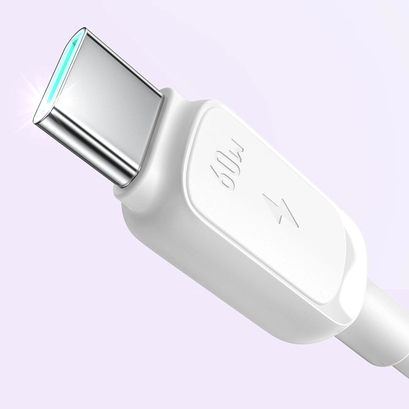 USB-C Data and Charging Cable - USB-C Joyroom S-A14, 60W, 1.2m, White