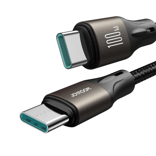 USB-C Data and Charging Cable - USB-C Joyroom S-A25 Light-Speed, 100W, 1.2m, Black