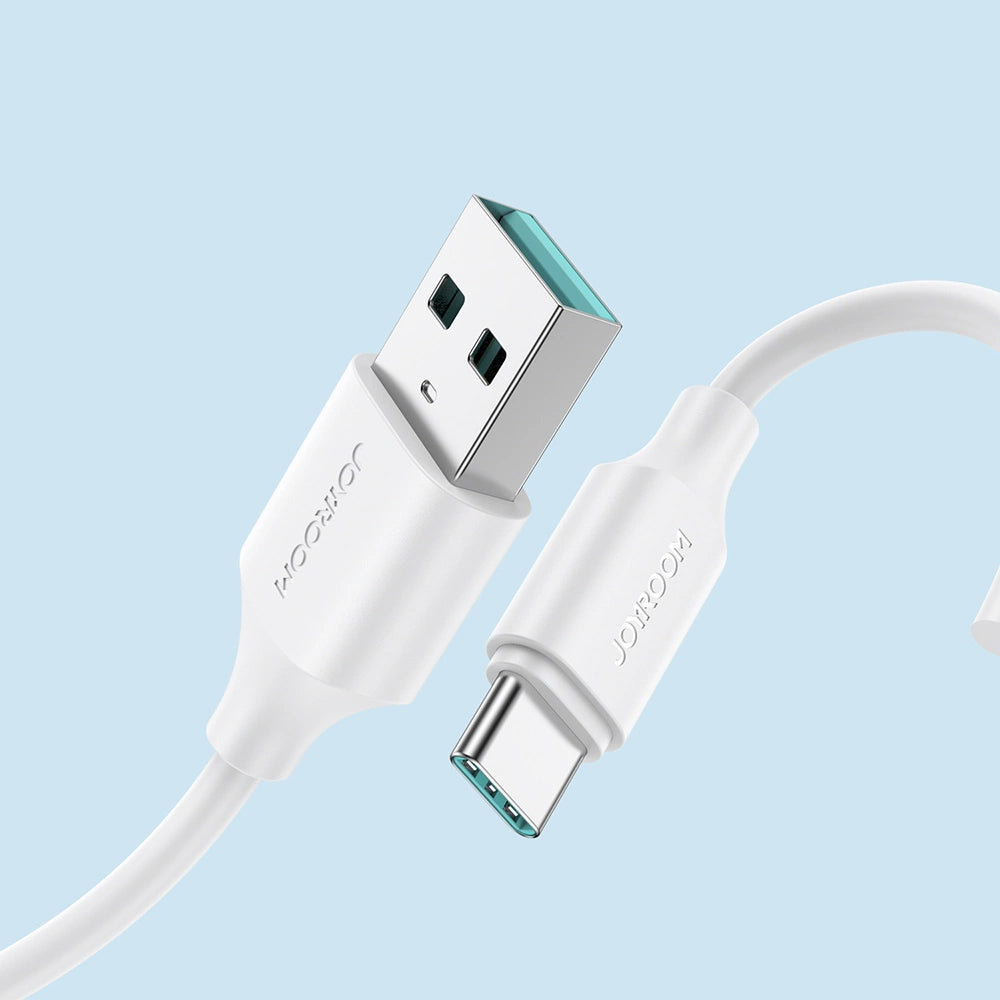 USB-A to USB-C Data and Charging Cable Joyroom S-A9, 20W, 1m, White
