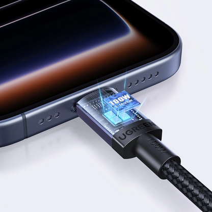 USB-C Data and Charging Cable - USB-C UGREEN, 100W, 2m, Black