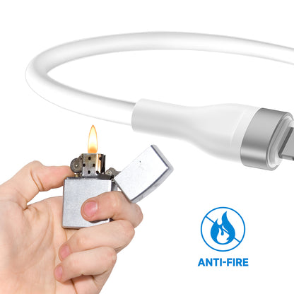 USB-A to Lightning Data and Charging Cable Lito LD02L, 18W, 1.2m, White