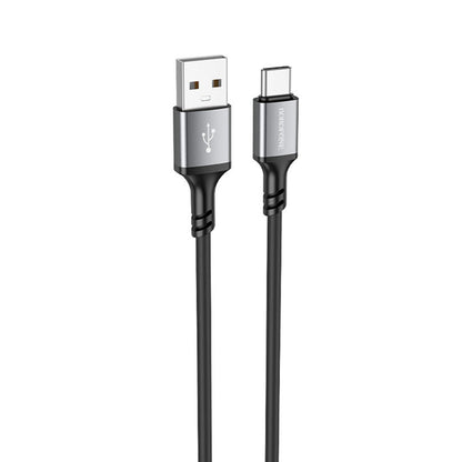 USB-A to USB-C Data and Charging Cable Borofone BX83, 18W, 1m, Black