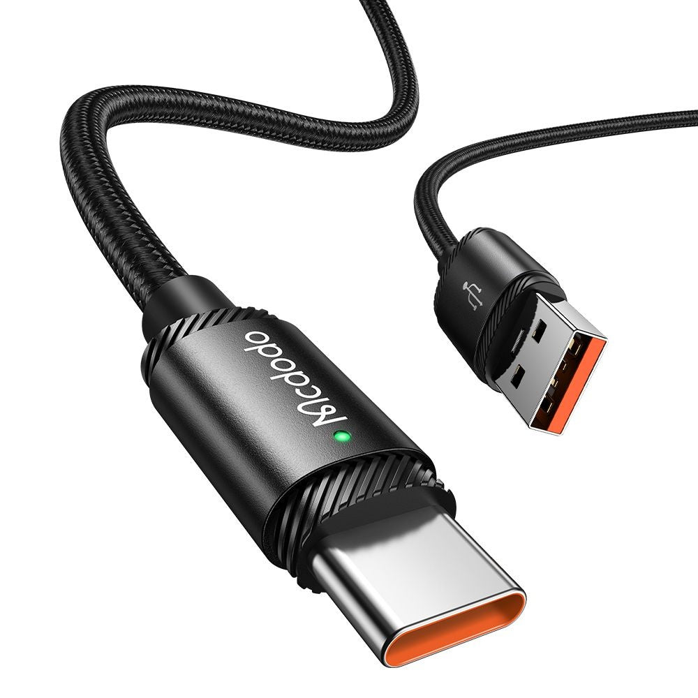 USB-A to USB-C McDodo CA-4730 Data and Charging Cable, 120W, 1.5m, Black