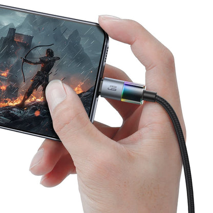 USB-A to USB-C McDodo CA-8180 Colorful Data and Charging Cable, 66W, 1.2m, Black