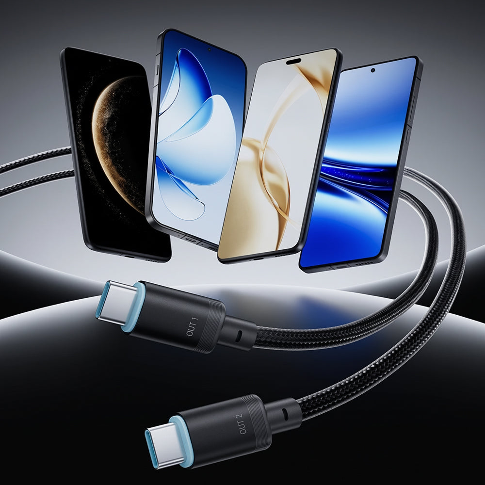 USB-C Data and Charging Cable - 2 x USB-C Cuktech C2C615, 140W, 1.5m, Black CKC2C615GLBK