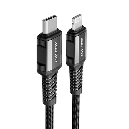USB-C to Lightning Data and Charging Cable Acefast C1-01, 30W, 1.2m, Black