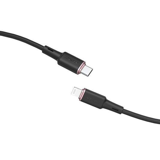 USB-C to Lightning Data and Charging Cable Acefast C2-01, 30W, 1.2m, Black