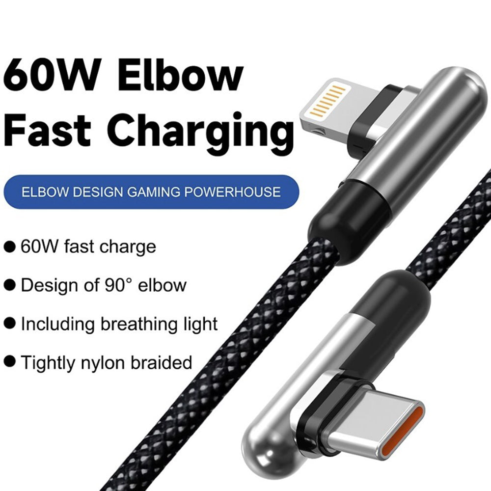 USB-C to Lightning Data and Charging Cable Lito LD13CL, 30W, 1m, Black