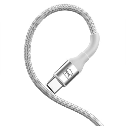 USB-C Data and Charging Cable - USB-C 3MK Hyper N, 60W, 1m, White