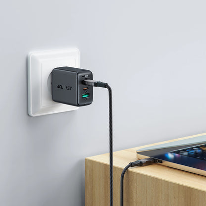 USB-C Data and Charging Cable - USB-C Acefast C1-09, 240W, 1m, Gray