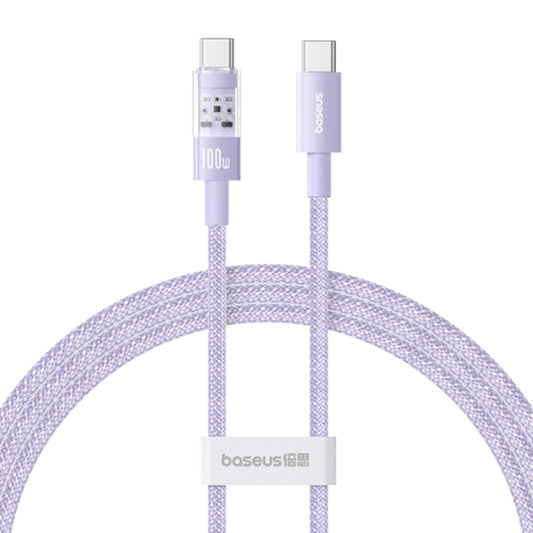 USB-C Data and Charging Cable - USB-C Baseus Gem, 100W, 1m, Purple P10373000511-00