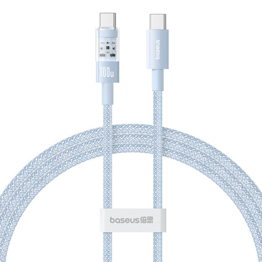 USB-C Data and Charging Cable - USB-C Baseus Gem, 100W, 2m, Blue P10373000311-01