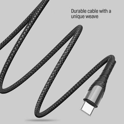 USB-C Data and Charging Cable - USB-C ColorWay CW-CBPDCC040, 65W, 1m, Gray