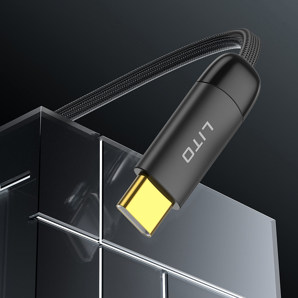 USB-C Data and Charging Cable - USB-C Lito LD11CC, 60W, 1m, Black