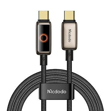 USB-C Data and Charging Cable - USB-C McDodo CA-6681 Auto Power Off, 100W, 1.2m, Gold
