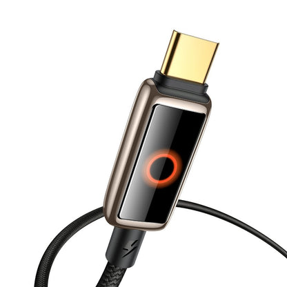 USB-C Data and Charging Cable - USB-C McDodo CA-6681 Auto Power Off, 100W, 1.2m, Gold