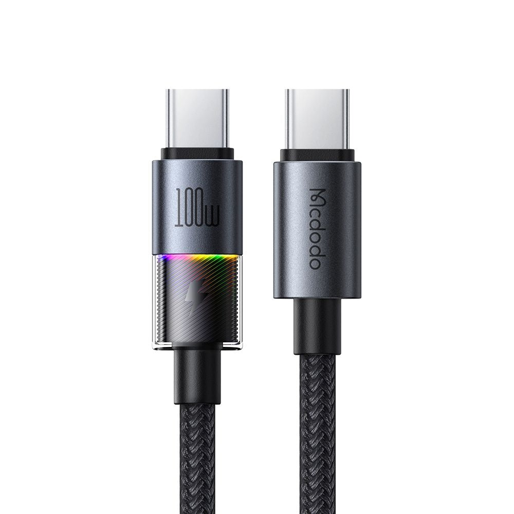 USB-C Data and Charging Cable - USB-C McDodo CA-8200 Colorful, 100W, 1.2m, Black