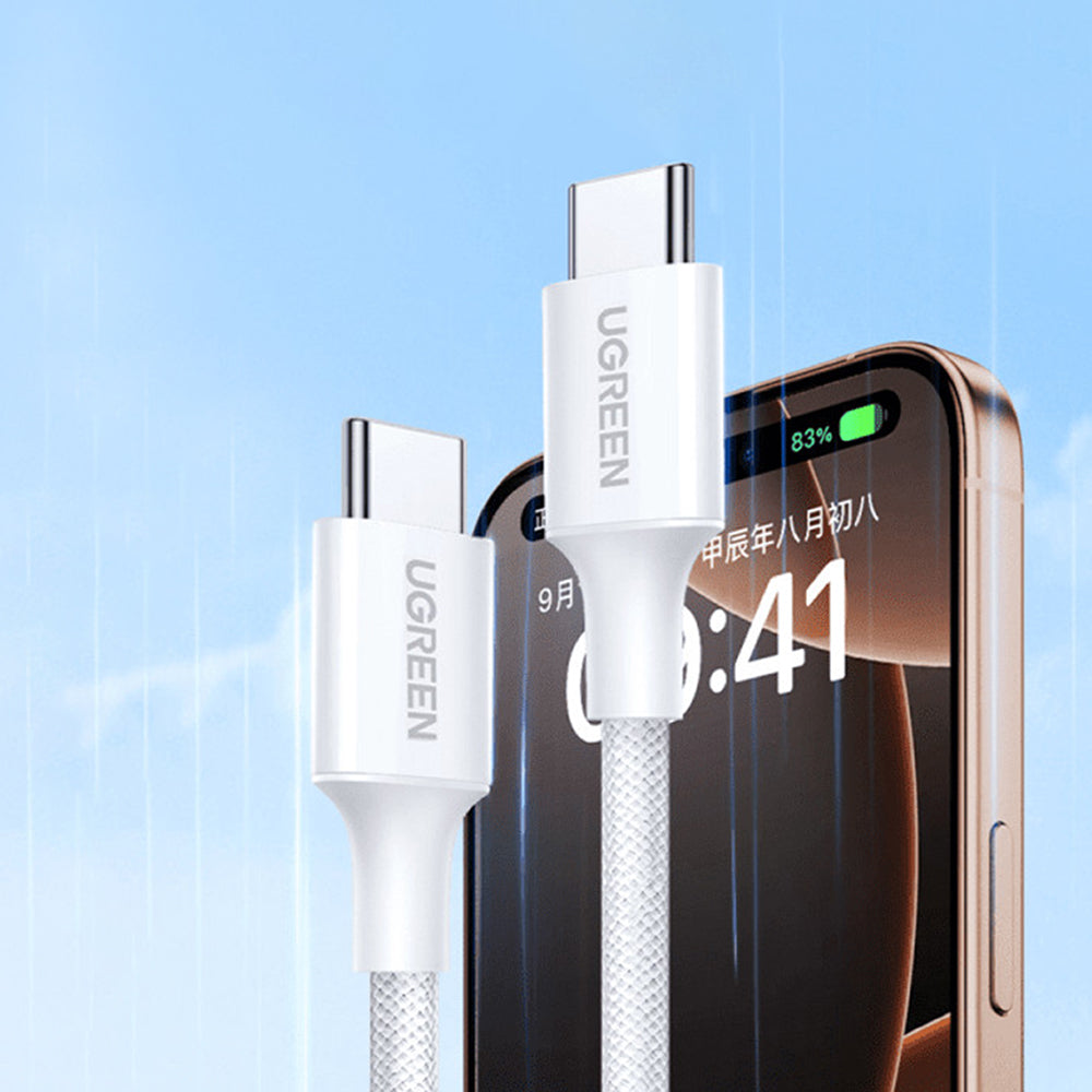 USB-C Data and Charging Cable - USB-C UGREEN L501, 60W, 1m, Black