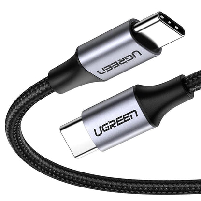 UGREEN US261 (50152) USB-C to USB-C Data and Charging Cable, 60W, 2m, Gray