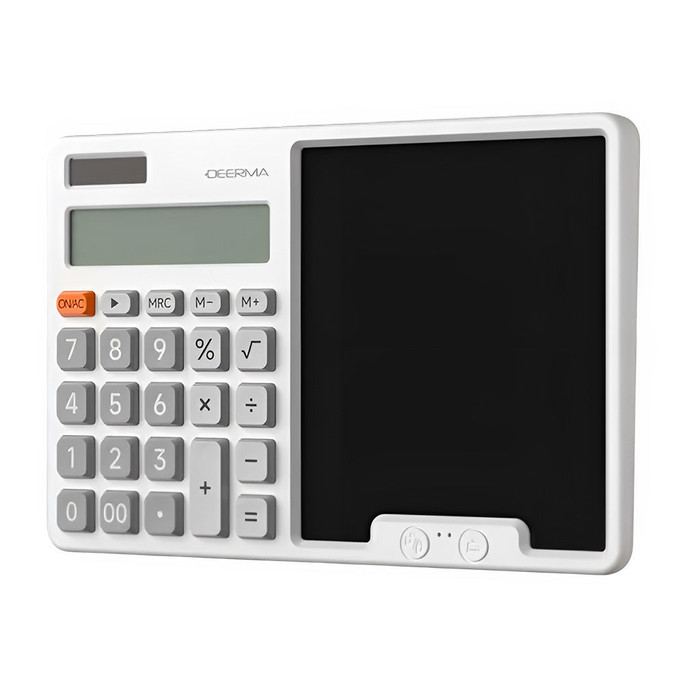 Deerma JX01 Desk Calculator with Writing Tablet, Gray