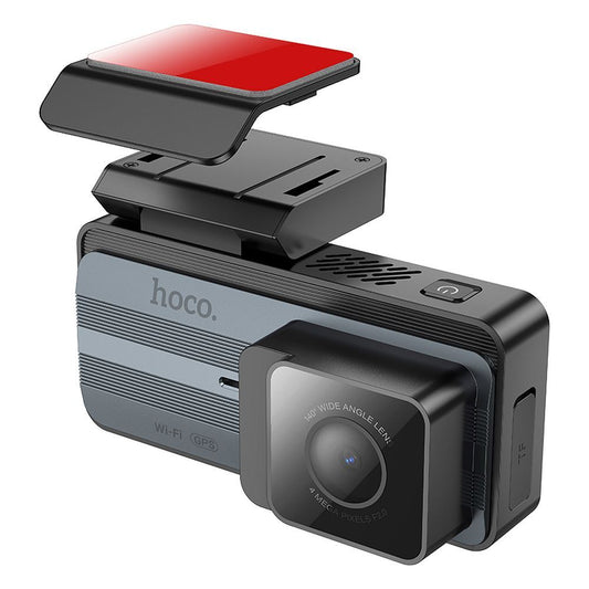 HOCO DV12 Front and Rear Car Camera, 2K, Wi-Fi, GPS, 3.69inch Display