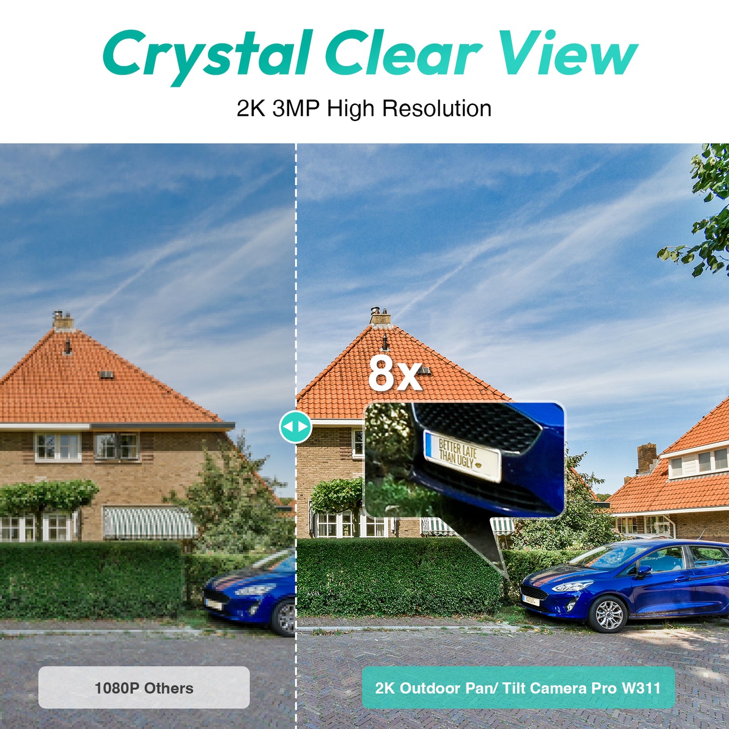 Surveillance Camera Botslab W311, Wi-Fi, 2K, IP66, Outdoor 