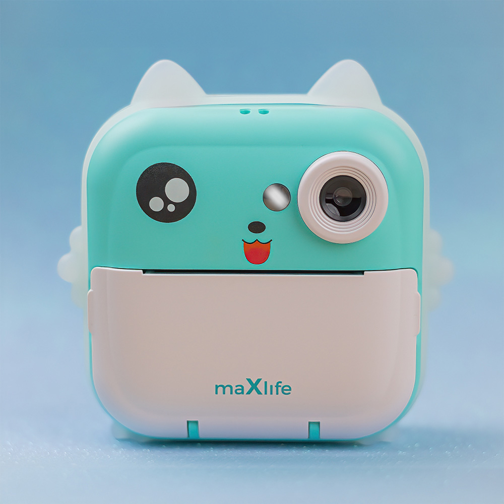 MaXlife MXPC-100 Kids Digital Camera with Printing Function, Blue