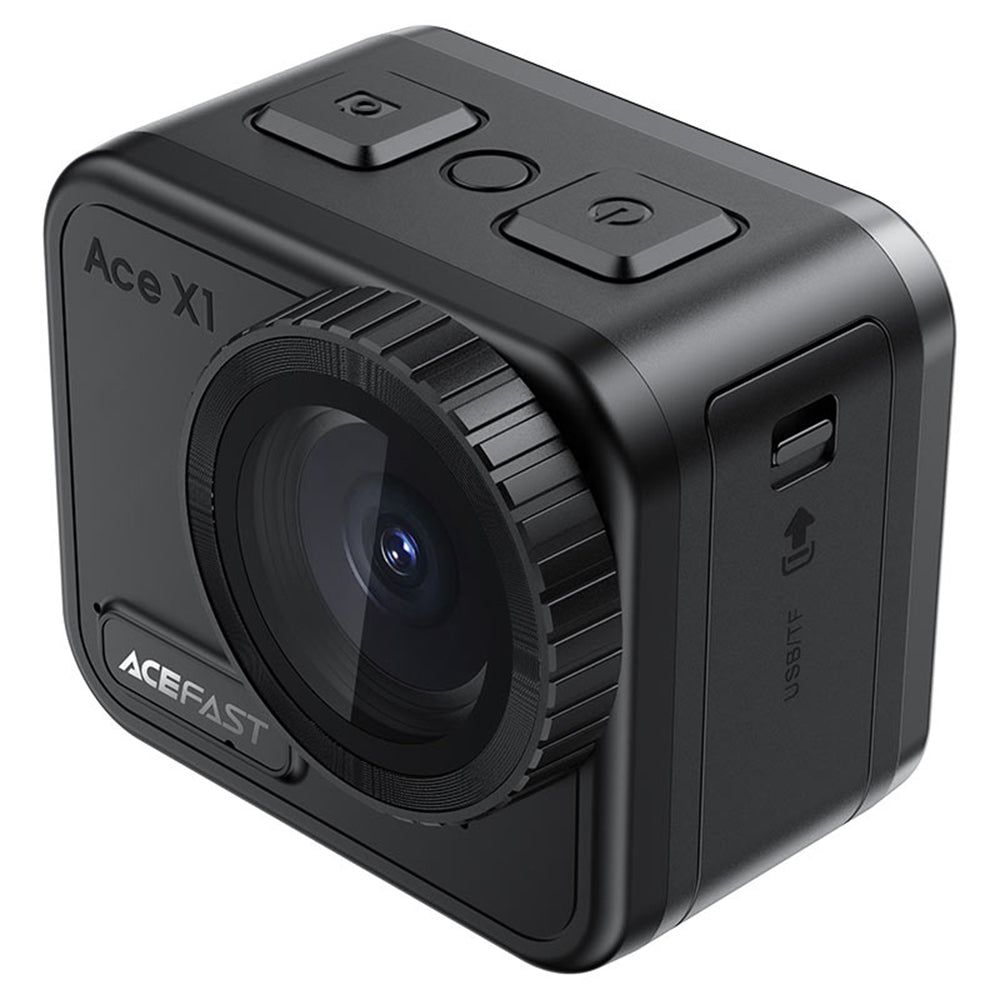 Acefast X1 Sport Camera, 4K, Wi-Fi, Black